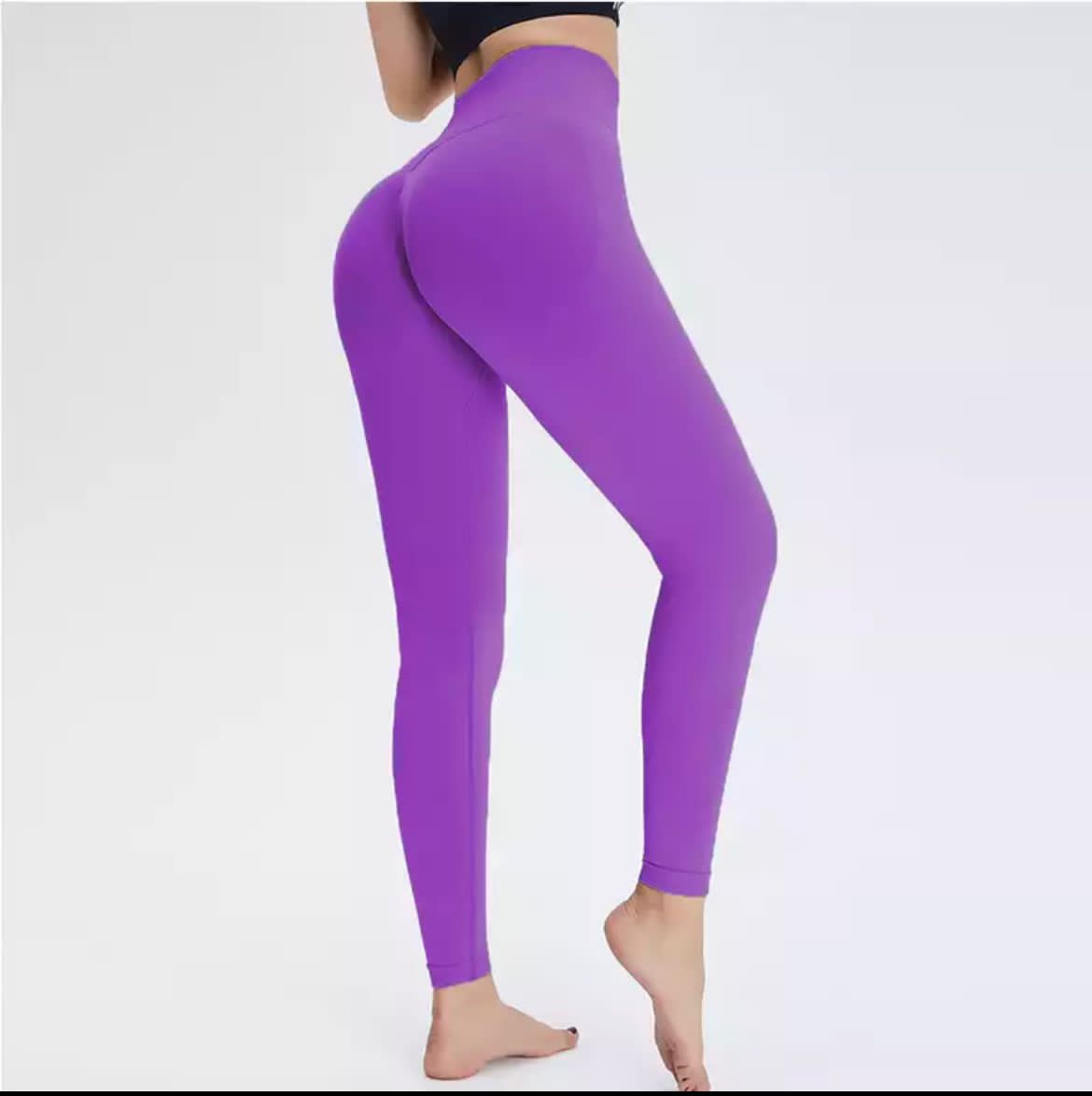 GYM WOMEN'S LEGGINGS BUTT LIFTING (PURPLE)