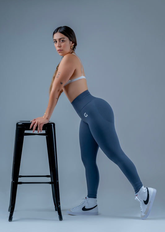 Gym Women's Leggings Butt lifting workout Yoga Pants (blue)