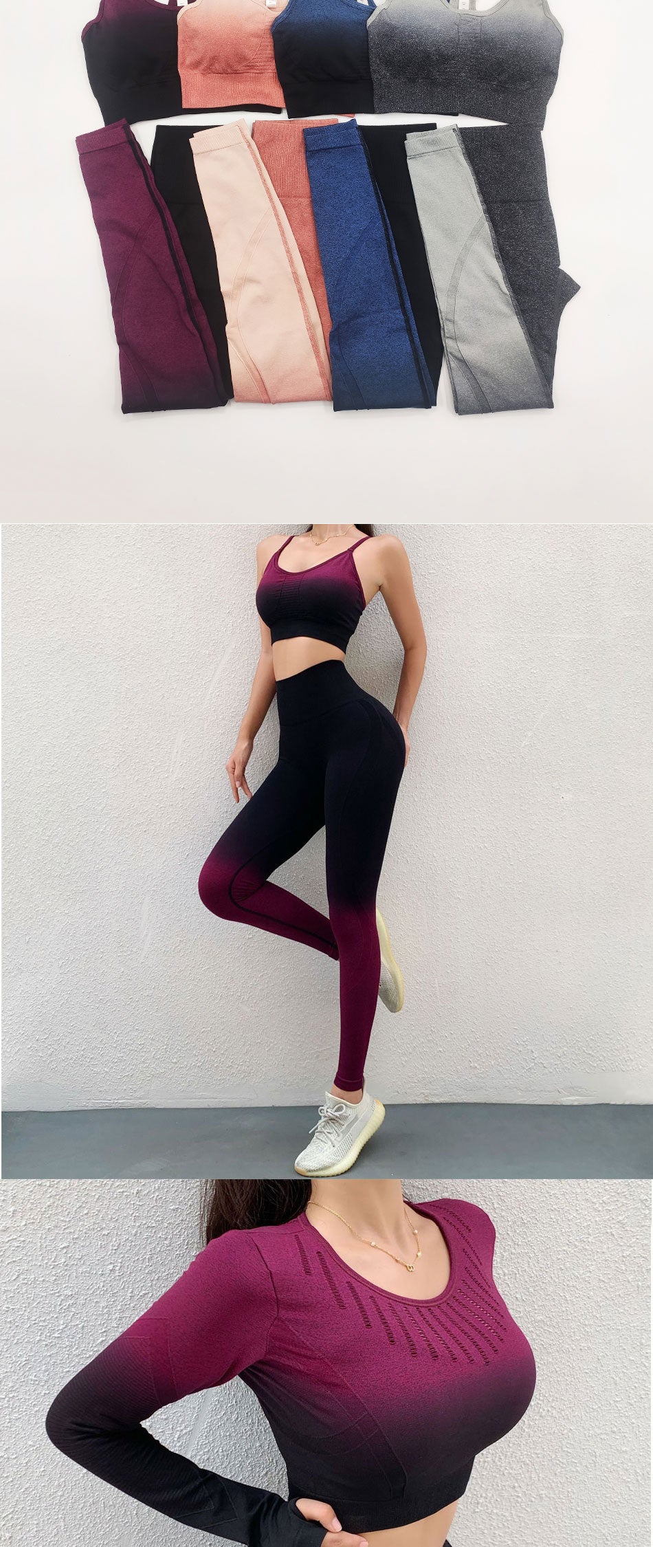 Yoga Tracksuits Women's Seamless Sets