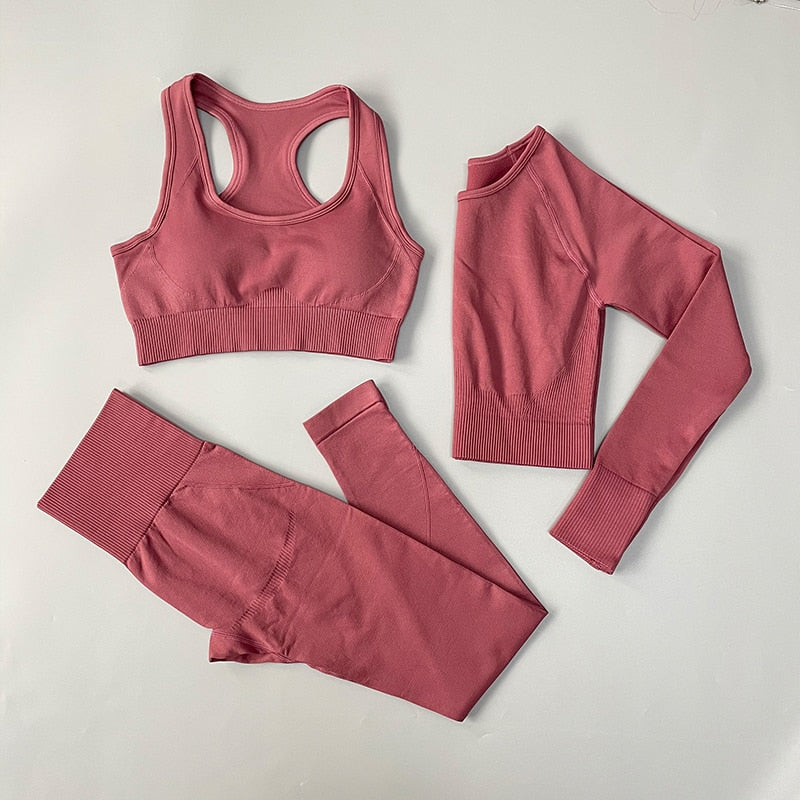 Workout Sportswear Gym Clothes Fitness Long Sleeve Crop Top