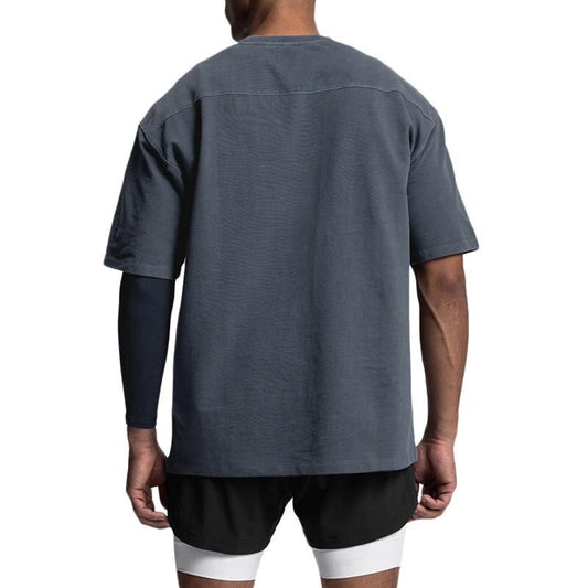 Oversized T-shirt (light gray)