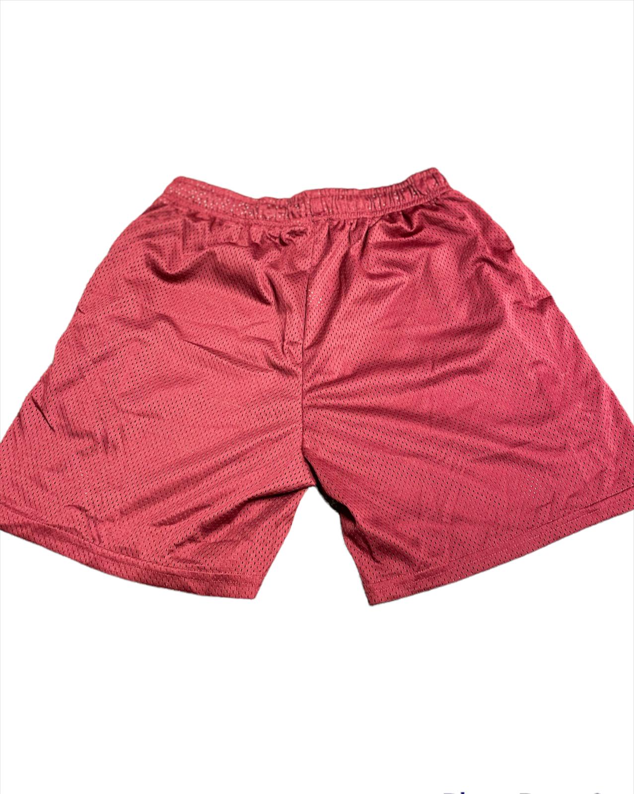 workout gym shorts for men (red)